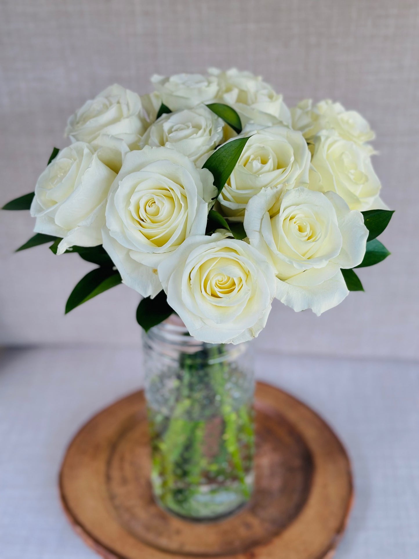 Roses - White